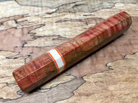 Custom Japanese Knife handle (Wa handle) - Curly Mango