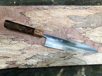 Tsunehisa Ginsan 3 Migaki - Custom Gyuto 210 (8”) with Turkish Walnut and Mango Burl