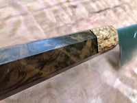 Tsunehisa Ginsan 3 Migaki - Custom Gyuto 210 (8”) with Turkish Walnut and Mango Burl