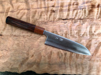 Tsunehisa Ginsan 3 Migaki - Custom Santoku 165mm with Rosewood