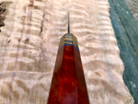 Tsunehisa Ginsan 3 Migaki - Custom Gyuto 210 (8”) with Red heart and bocote