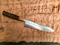Tsunehisa Ginsan 3 Migaki - Custom Gyuto 210 (8”) with Turkish Walnut and Mango Burl