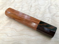 Custom Japanese Knife Handle (Wa Handle) - Yucatán Rosewood and Wenge