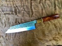Kurosaki Senko 165mm Bunka Knife - SG2 : Custom Siamese Rosewood