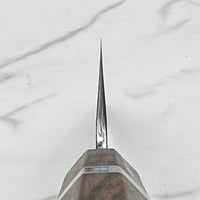 Custom Kagekiyo Yoshikazu Tanaka B1 Damascus 240 Gyuto - Figured Mun Ebony