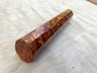 Custom Japanese Knife Handle (Wa Handle) - Dyed Canadian Yellow Cedar