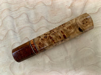 Custom Japanese Knife handle (wa handle) - Japanese Elm Burl