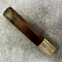 Hanoi Made Custom Japanese Knife handle (wa handle) for 165-180 : Rosewood and horn
