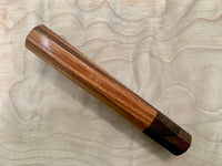 Custom Japanese Knife handle (wa handle) - Brazilian Cherry and Ziricote