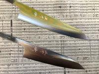 Yu Kurosaki Houou Rainbow Colored Damascus VG10 Petty 120mm - Blade Only
