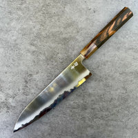 Sugi Fujiwara Myojin 210mm AS - Figured mun ebony and horn