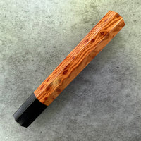 Custom Japanese Knife handle (wa handle) for 240mm - Birdseye Laced Sheoak and horn