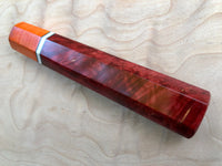Custom Japanese Knife handle (wa handle) - Dyed Maple