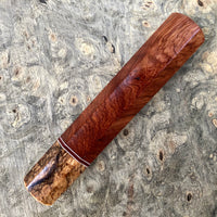 Custom Japanese Knife handle (wa handle) - Siamese Rosewood