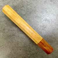 Custom Japanese Knife handle (wa handle) for 240mm - Ceylon Satinwood and Cocobolo