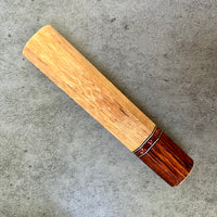 Custom Japanese Knife handle (wa handle) for 240mm - Mango and cocobolo