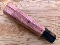 Custom Japanese Knife handle (wa handle) for 165-210mm - Local Eastern Red Cedar and horn