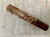 Custom Japanese Knife handle (wa handle) - Japanese Elm Burl