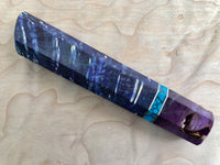 Custom Japanese Knife handle (wa handle) - Dyed Box Elder