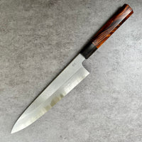 Custom Kagekiyo Yoshikazu Tanaka B1 Damascus 240 Gyuto - Desert Ironwood and horn