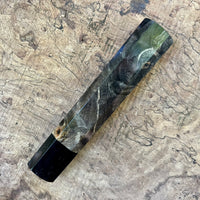Custom Japanese Knife handle (wa handle) for 240mm - Buckeye burl and horn