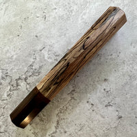 Custom Japanese Knife handle (wa handle) for 165-210 mm - Spalted Sycamore