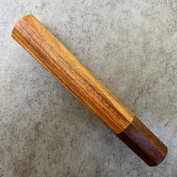 Custom Japanese Knife handle (wa handle) for 165-210mm: Morado (Bolivian Rosewood) and Katalox