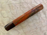 Custom Japanese Knife handle (wa handle) - Curly Siamese Rosewood
