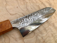 Yu Kurosaki Raijin Cobalt Special Steel Hammered Santoku Knife 165mm