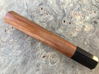 Custom Japanese Knife handle (wa handle) for 240mm - Yucatan Rosewood