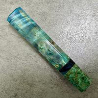 Custom Japanese Knife handle (wa handle) for 90-135 petty - ocean waves