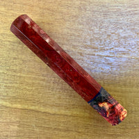 Custom Japanese Knife handle (wa handle) - Dyed maple and box elder