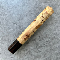Custom Japanese Knife handle (wa handle) for 165-210mm: Japanese Elm Burl