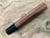 Custom Japanese Knife handle (wa handle) for 165-210 - Bolivian Rosewood and Buffalo horn