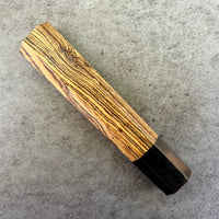 Custom Japanese Knife handle (wa handle) for 165-210mm : Bocote and horn