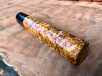 Custom Japanese Knife handle (wa handle) - Amboyna burl