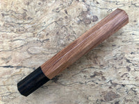Custom Japanese Knife handle (wa handle) for 240mm - Honduran Rosewood and Macassar ebony