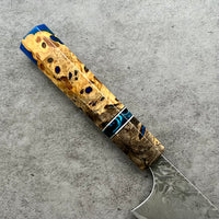Yoshimi Kato SG2 Damascus Gyuto 210 mm - Buckeye burl hybrid
