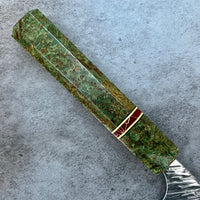 Custom Yu Kurosaki Fujin SG2 Hammered Gyuto 240 - Dyed black ash