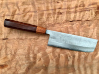 Custom Masutani VG1 Nishiiji Damascus Nakiri 180mm - Rosewood