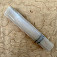 Custom Japanese Knife handle (wa handle) for 240mm - Blue pearl and nickel silver