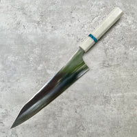 Custom Yu Kurosaki Gekko HAP40 Gyuto 240mm - White pearl and turquoise