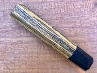 Custom Japanese Knife handle (wa handle) for 240mm - Bocote and horn