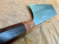 Custom Masakage Yuki Nashiji Shirogami #2 Nakiri / East India Rosewood