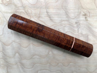 Custom Japanese Knife Handle - Ringed Gidgee and copper
