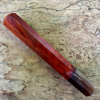 Hanoi Made Japanese Knife handle (wa handle) for 240mm - Figured Siamese Rosewood and marbled horn