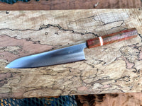 Custom Tsunehisa Ginsan 3 Migaki Gyuto 210 (8”) with Curly Mango