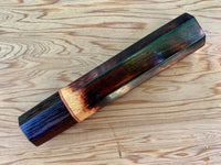 Custom Japanese Knife handle (wa handle) - Burnt Osage Orange