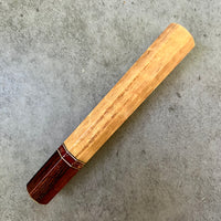 Custom Japanese Knife handle (wa handle) for 240mm - Mango and cocobolo