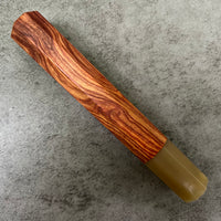 Custom Japanese Knife handle (wa handle) for 165-210mm - Siamese rosewood and horn